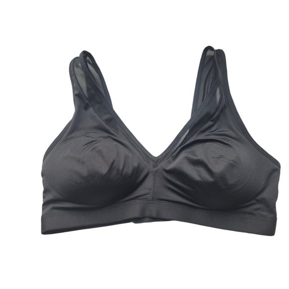 Simply Perfect by Warner's Wirefree Bra Black M - Picture 2 of 8